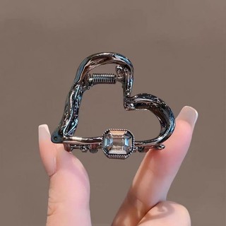 MAUROPOLI [Sẵn Sàng] Phong Cách Mới Cao Cấp Chất Lỏng Tinh Tế Đám Mây Cá Mập Kẹp Tóc Nửa Phần Đầu Lưng Thời Trang Điểm Kim Cương