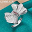 URMYLADY Bạc 925 Nơ 7-10 # Nhẫn Nữ Tiệc Cưới Thời Trang Quyến Rũ Trang Sức