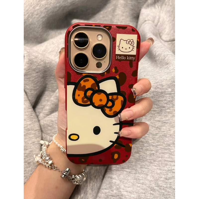 Ốp Điện Thoại Mèo In Hình Da Báo Dễ Thương Tương Thích Cho iTEL S25 Ultra A90 A50C A06 Tecno POP 20 10 9 Pova 7 Ultra 6 Neo 5G 4G Vỏ Da PU Kitty Vỏ Mềm Chống Sốc