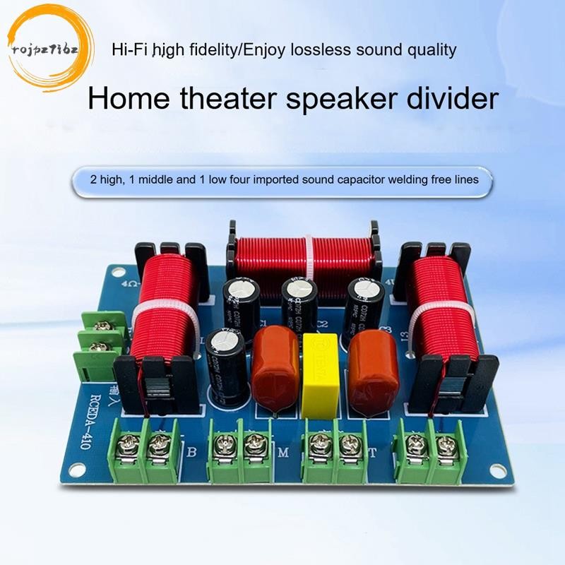 Loa Crossover Midrange + Bass Loa 4 Chiều Bộ chia tần số âm thanh Rạp hát tại nhà Bộ chia loa