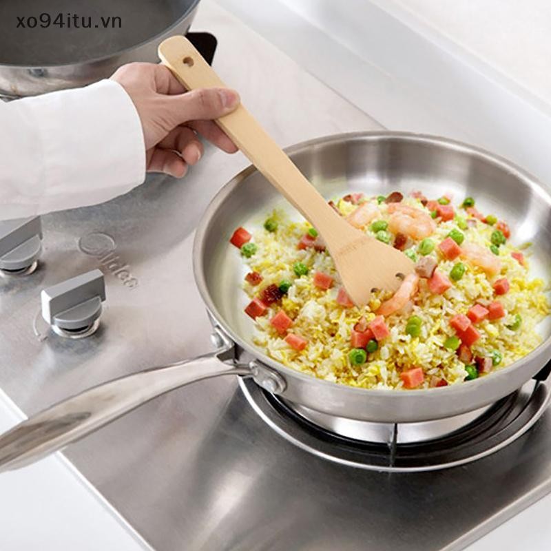 Xoitu Bộ Dụng Cụ Nhà Bếp Tre Chống Dính Chảo Chiên Thìa Tre Thìa Cơm Thìa Chịu Nhiệt Độ Cao Nấu Ăn VN