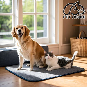 Thảm Đi Vệ Sinh Cho Chó Mèo Có Thể Tái Sử Dụng Nhiều Lần，Lần Thảm Lót Chống Thấm Chuyên Dụng Cho Thú Cưng Chó Mèo