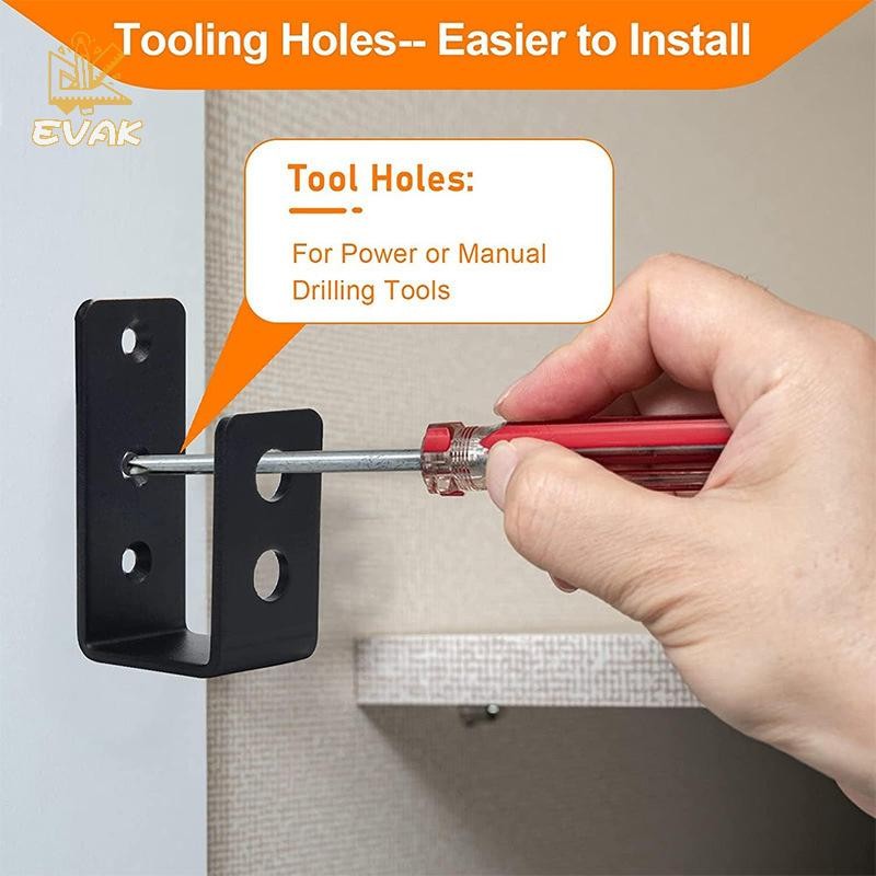Alittlesetrtu 2x4 Cửa Rào Chắn Chân Đế Thanh An Ninh Chữ U Giá Đỡ Thiết Bị Hạng Nặng Khóa Đêm Cửa Rào Chắn Cửa Gia Cố Chân Đế VN