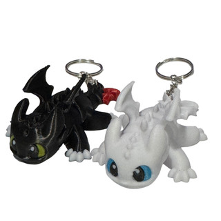 Móc khóa mô hình Rồng Răng Sún Toothless (đọc kĩ mô tả) | phụ kiện từ phim How to Train Your Dragon