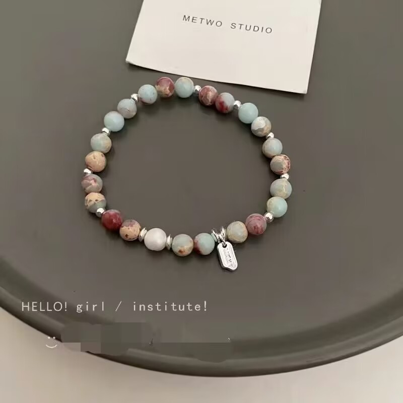 Dopamine Phong Cách Mới Đính Hạt Vòng Tay Nữ Retro Cao Cấp Phù Hợp Với Vòng Tay Retro Vòng Tay Bạn Gái Quà Tặng