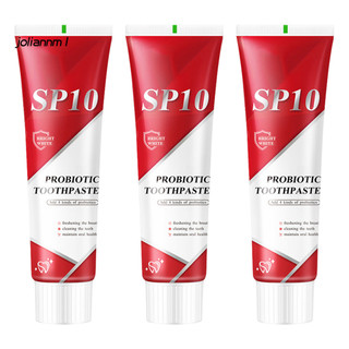 [JM] Kem Đánh Răng Nha Khoa Probiotic 100g Kem Đánh Răng Probiotic Cho Nụ Cười Tươi Sáng Hơn Làm Sạch Sâu Làm Trắng Da Và Khử Hơi Thở Xấu Cho Nam Nữ Bộ 1 / 2 / 3 Cái