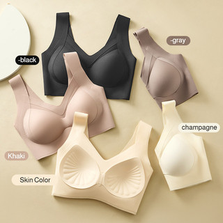 Brelira Áo Ngực Push-Up Có Dây Đeo Rộng, Liền Mạch, Hỗ Trợ Nâng Vòng 1, Thoải Mái Và Chống Chảy Xệ