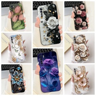Ốp Chống Sốc Cho Oppo A91 F15 Cover CPH2001 CPH2021 Hoa Hồng Thời Trang Nơ Điện Thoại Cho OPPO Reno 3 CPH2043 Ốp Lưng