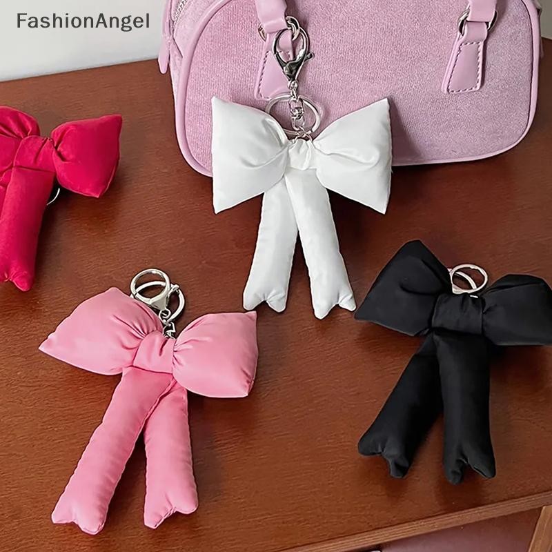 FashionAngel 1 Cặp Đôi Quà Tặng Y2K Ngọt Ngào Hợp Thời Trang 3D Nơ Móc Khóa Dành Cho Bé Gái Túi Thời Trang Mặt Dây Chuyền Ba Lô Trang Trí VN