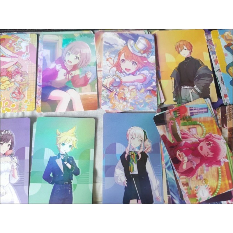 96 chiếc World Project Color Stage Laser Photo Card Set In tức thì & Anime Thẻ sưu tập