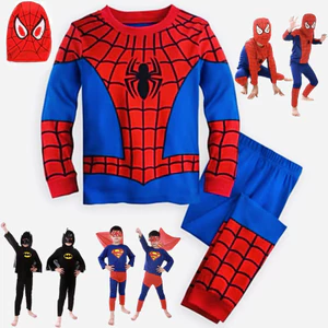 Halloween Giáng Sinh Quần Áo Người Nhện Cosplay Bé Trai Áo Phù Hợp Với Siêu Anh Hùng Trang Phục Bộ Zorro Batman Siêu Nhân Người Nhện Bodysuit
