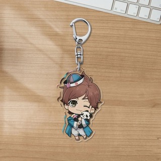 Móc khóa BLUE LOCK Isagi Yoichi Bachira Meguru Kawaii móc khoá bằng arcrylic trong suốt