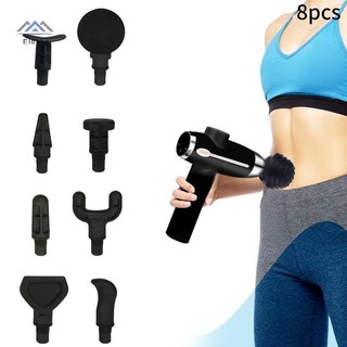 ELBBKG 8 Đầu Thay Thế Cho Massage Kích Thích Cơ Bắp Thư Giãn Cơ Thể Định Hình Tập Thể Dục Fascia Máy Mát Xa Mới