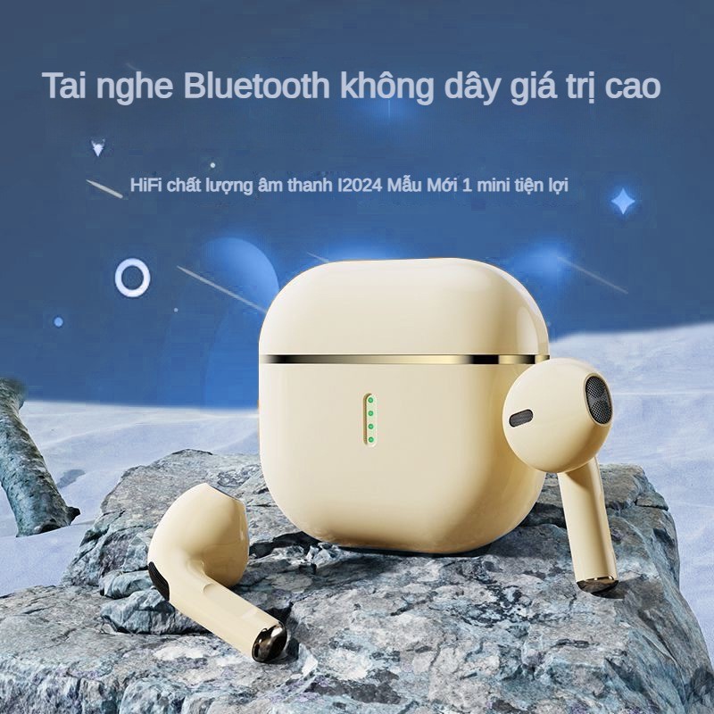 Tai Nghe Bluetooth Không Dây Thật Phong Cách Mới Nam Nữ Thể Thao Âm Thanh Chất Lượng Cao Tuổi Thọ Pin Dài Chính Hãng Earbu