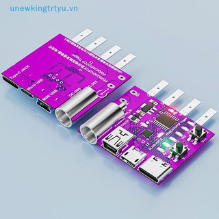 Unewtyu Type-C PD3.1 Giao Thức Bảng Kiểm Tra 4 Dây Đồng Hồ Đo Điện Áp Deceiver Bộ Sạc 140W Công Cụ Lão Hóa Cho Máy Kiểm Tra Tải DL24 VN