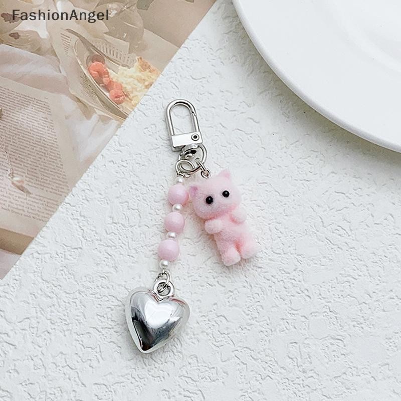 FashionAngel Hoạt Hình Dễ Thương Đổ Xô Mặt Dây Móc Khóa Hình Trái Tim Dây Xích Điện Thoại Tai Nghe Mặt Dây Chuyền Camera Ba Lô Trang Trí Quà Tặng VN