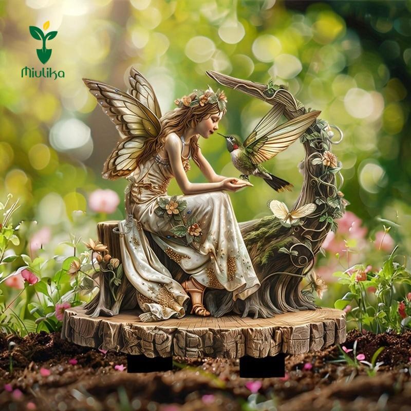 Miulika Cổ Tích Trang trí sân vườn 2D nghệ thuật cho lối đi, sân sau