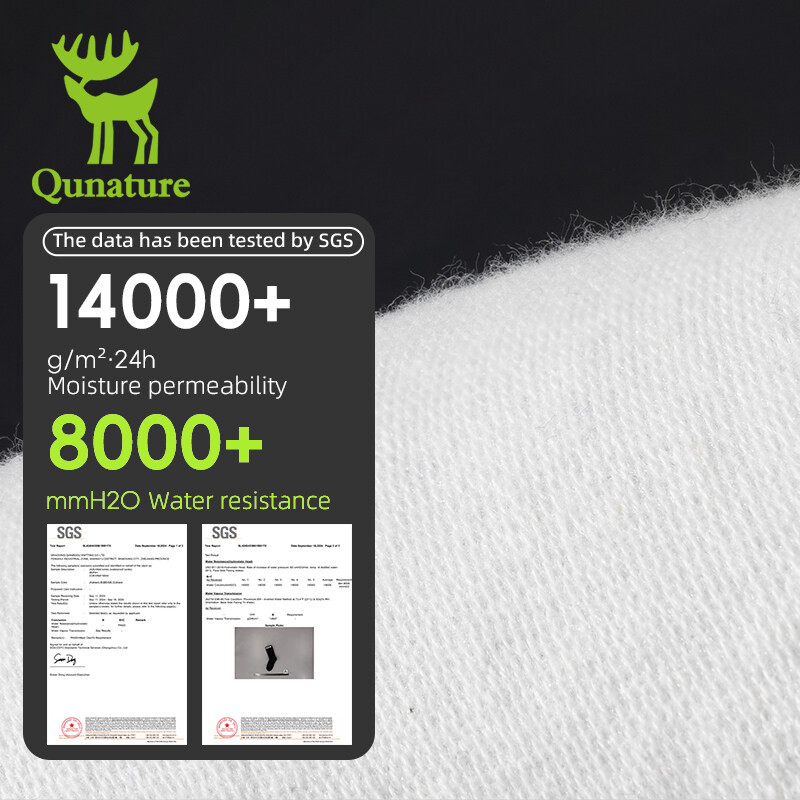 Qunature Tất Chống Thấm Nước Ngoài Trời Hấp Thụ Sốc Thoáng Khí Trượt Tuyết Câu Cá Cắm Trại Leo Núi Đi Bộ Đường Dài Chống Gió Ấm Tất