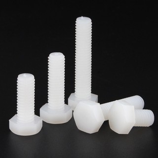 ((LXY) Bulong lục giác ngoài Nylon , Ốc lục giác nhựa M3 / M4 / M5 / M6 / M8 / M10 / M12 * L: 4-200mm (RM-VN-1)