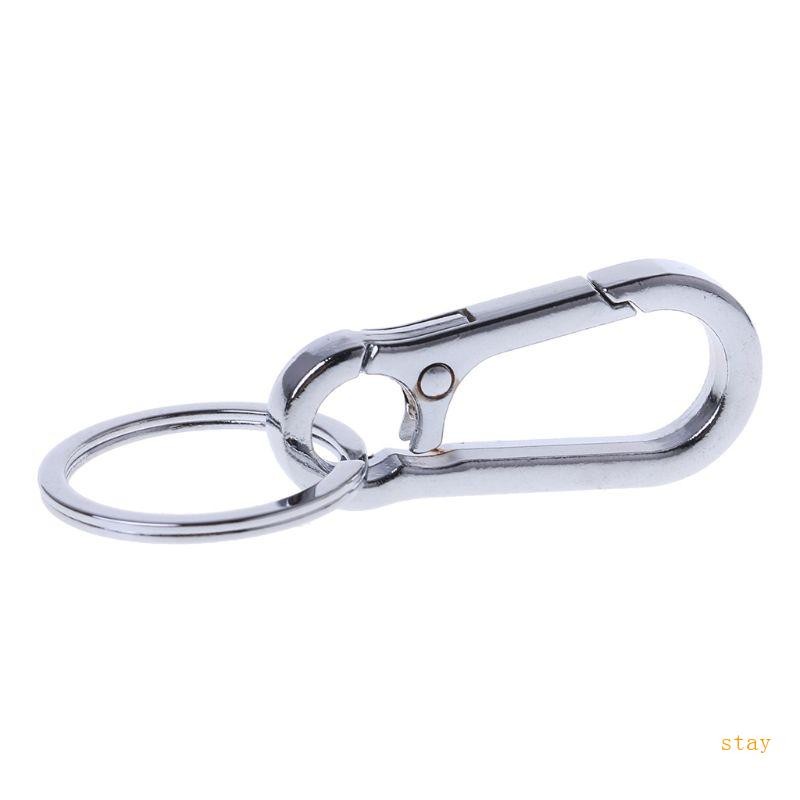 Giữ Carabiner bằng thép không gỉ hình bầu Khóa ngoài trời treo thắt lưng kẹp