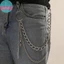 Sund Punk Lá Hình Dây Xích Cho Quần Jean Váy Quần Cá Tính Quần Dây Xích Nam Nữ Hip Hop sel Mặt Dây Chuyền Trang Trí VN