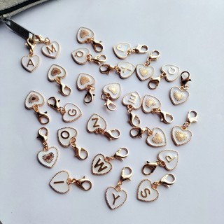 1 Mới 26 Chữ Cái Tiếng Anh Tôm Hùm Khóa Chữ Tình Yêu Móc Khóa Thẻ Thích Hợp Cho Túi Ví Tai Nghe Bộ Chìa Khóa Tự Làm Phụ Kiện Mặt Dây Chuyền