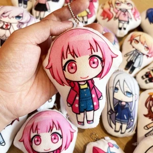 Dự án 12cm SEKAI Sân khấu đầy màu sắc Miku Hatsune Đồ chơi sang trọng Móc khóa quyến rũ