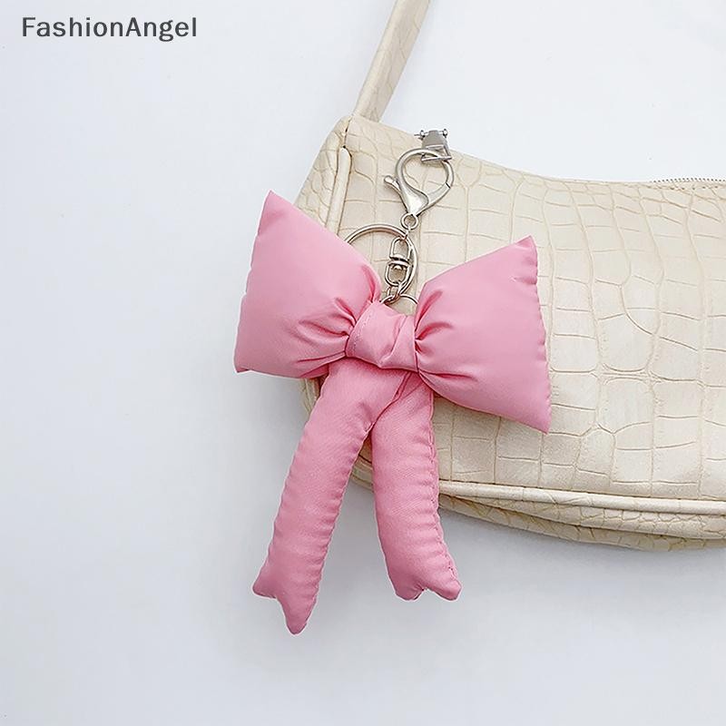FashionAngel 1 Cặp Đôi Quà Tặng Y2K Ngọt Ngào Hợp Thời Trang 3D Nơ Móc Khóa Dành Cho Bé Gái Túi Thời Trang Mặt Dây Chuyền Ba Lô Trang Trí VN