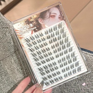 C Curl Knot-Free DIY Lash Clusters Thin Band 3D Fluffy Cluster Lash