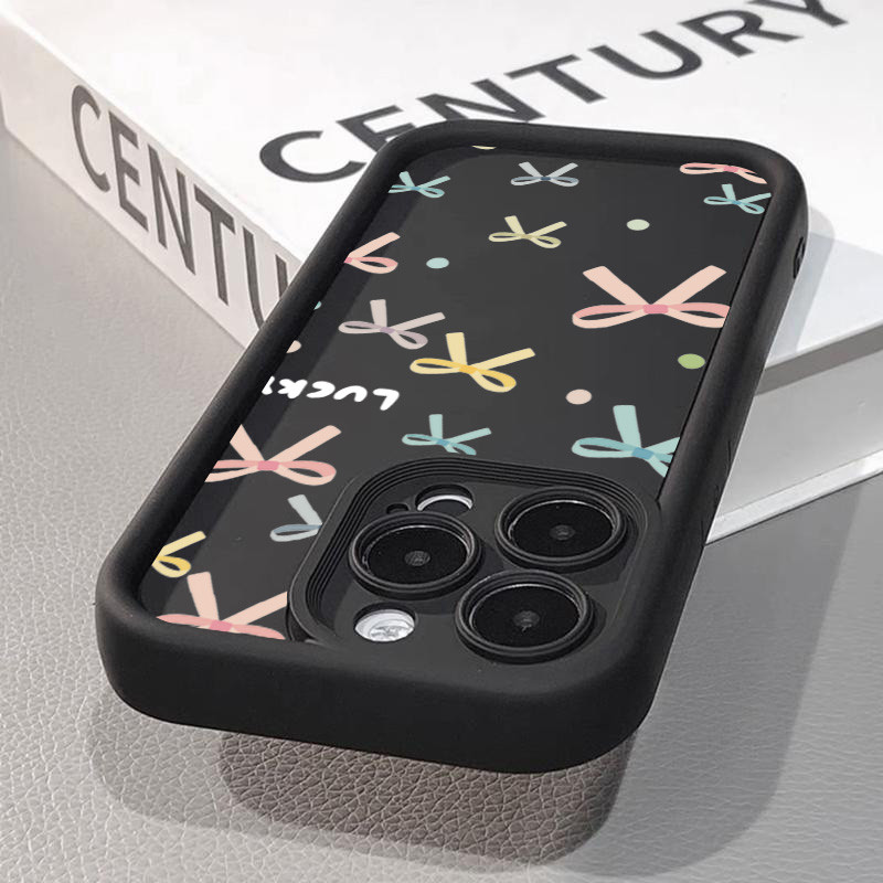 Ốp Lưng Cho Redmi 13 14C 13C 12 12C 4G Redmi Note 14 13 11 12 Pro Plus 5G 12S 11S 10s 10 Pro Graffiti Màu Anh Đào Nơ Silicon Mềm Chống Sốc