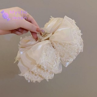 [Huyền bí] Tính khí thanh lịch Kẹp móng vuốt lớn nhiều lớp Nơ Kẹp tóc đuôi ngựa Kẹp tóc nữ Phụ kiện tóc [Mới]