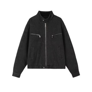 Áo khoác denim nam Gksss thời trang kiểu Mỹ cổ điển dáng rộng giản dị hợp thời trang áo khoác phong cách trung tính