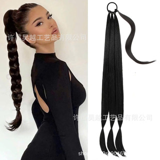 Tóc Giả Tết , Thắt Bính Cột Đuôi Sam 80cm (Tết Cùng Tóc Thật) Giúp Dày Và Dài Tóc Hamin