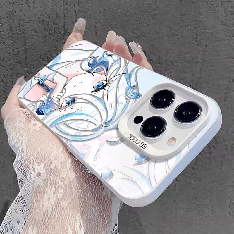Ốp Điện Thoại Genshin Impact Citlali Furina Cho Xiaomi 12 13 14 Pro 12T 13T 14T Pro 11 Lite POCO X6 X3GT X3 M6 F6 F5 X6 Pro NFC F4 GT X5 C50 C51 Vỏ Bạc Laser Cao Cấp IMD Cover