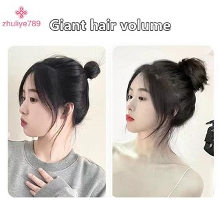 < zhuliye789 > Gói tóc tự cuộn dây Tóc giả cuộn dây một mảnh Hiện vật Túi tóc giả bổ sung cao cấp