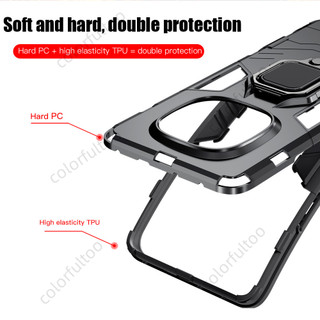 Vỏ Redmi Note 14 Pro + 5G Cho Xiaomi Redmi Note 14 Pro Plus + Note14 Note14Pro 4G 5G 2025 Vỏ Điện Thoại Chống Sốc 3D Armor Thời Trang Ốp Lưng Cứng Giá Đỡ Stent Ốp Lưng