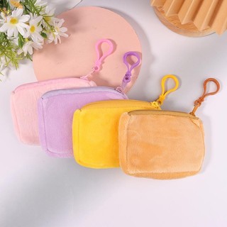 [Gou] Ví đựng tiền xu sang trọng màu kẹo dễ thương dành cho nữ Túi thay đổi hình vuông tối giản Ví đựng tai nghe Túi đựng chìa khóa VN
