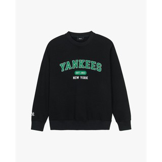 MLB - Áo sweatshirt unisex cổ tròn tay dài Varsity Over Fit_3AMTV9244-50BKS