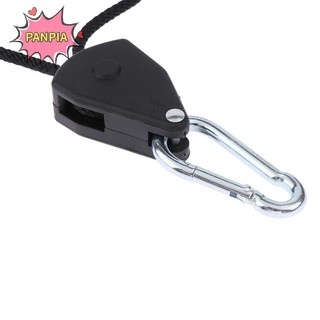 Pnpia 1 / 8 2M Dây 8 Inch Có Thể Điều Chỉnh Cho Lều Quạt Trồng Ánh Sáng Ròng Rọc Dây Nâng Ròng Rọc Móc Boutique
