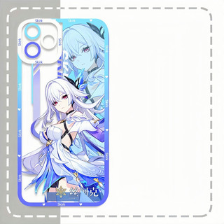 Genshin Impact Skirk Ốp Lưng Cho Xiaomi Redmi 14C 13C Note 14 13 Pro Plus Note14 4G 5G Vỏ Trong Suốt Bảo Vệ Toàn Diện Vintage Bảo Vệ Ống Kính Siêu Mỏng Bumber Hàn Quốc