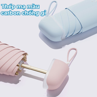 Ô Dù Gấp Gọn Mini Che Nắng Che Mưa, Dù Gấp Gọn Chống Tia UV Kèm Túi Đựng Tiện Lợi Mang Theo Du Lịch