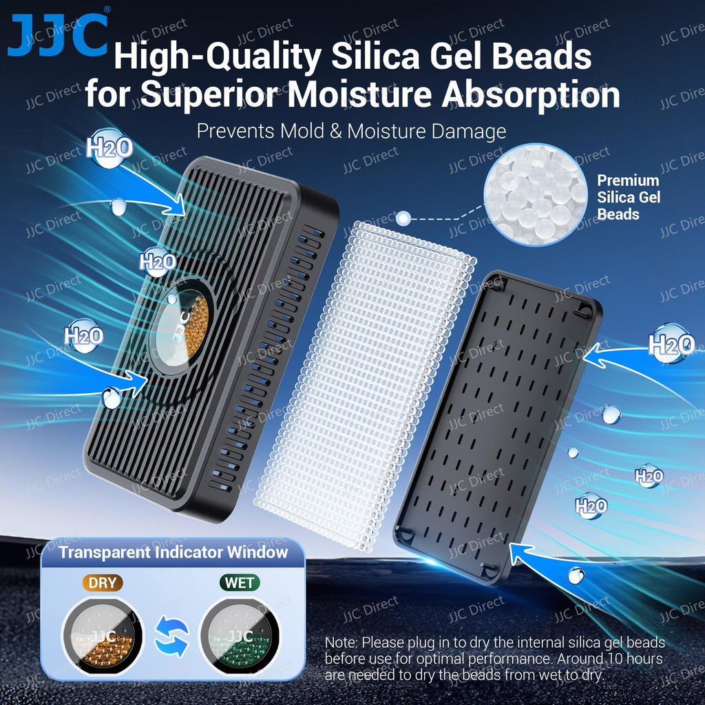 JJC Máy hút ẩm Sillica Gel Hạt hấp thụ pin lọc ống kính máy ảnh & hơn thế nữa Linh kiện điện tử Giảm độ ẩm