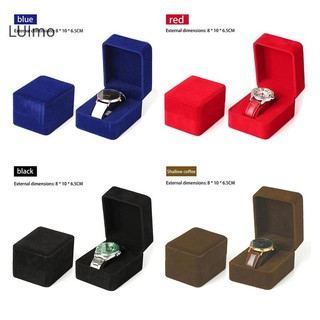 LUImo Hộp Đồng Hồ Thời Trang Nhung Góc Tròn Đồng Hồ Thông Minh Đồng Hồ Bảo Quản Ốp Lưng Trang Sức Phụ Kiện Kinh Doanh Bao Bì Hộp SBS