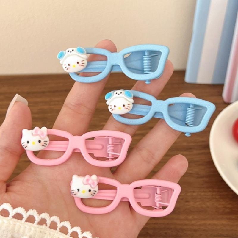 Hàn Quốc Dễ Thương Hello Kitty Kính Kẹp Tóc Cô Gái Học Sinh Phụ Kiện Tóc Ngọt Ngào Quà Tặng.