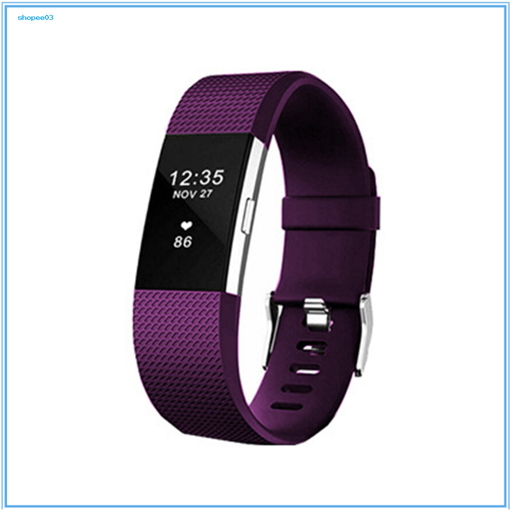 [Ky] Dây đeo đồng hồ silicon mềm Dây đeo đồng hồ thông minh silicon mềm cho Fitbit Charge 2