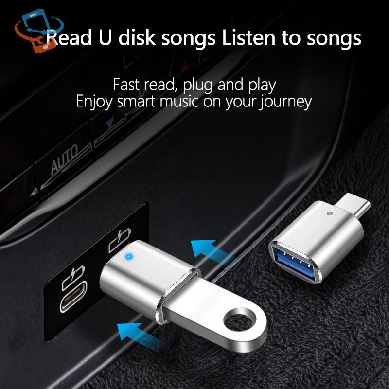 [DTA] Bộ chuyển đổi nhôm USB 3.0 sang Type C OTG sang USB C USB-A sang Micro USB Type-C Bộ chuyển đổi nữ cho Pro / Air và điện thoại thông minh VN