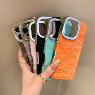 Ốp Điện Thoại Màu Trơn Họa Tiết Núi Tuyết Màu Trơn Cho iPhone 17Promax 16Promax 12 13 14 15 Pro Max Nam Nữ Vỏ Điện Thoại Mềm Chống Sốc