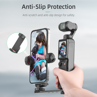 Dành Cho DJI OSMO POCKET 4 / 3 Di Động Cố Định Chân Đế Lạnh Giày Kẹp Đa Chức Năng Phát Trực Tiếp Mở Rộng Giá Đỡ Phụ Kiện