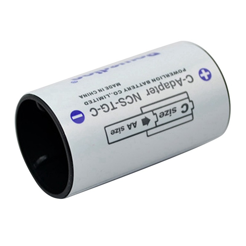 Bộ chuyển đổi pin cỡ C, Vỏ chuyển đổi miếng đệm pin cỡ AA sang C Sử dụng với pin AA - 8 gói