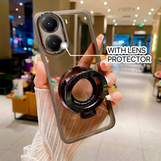Ốp Điện Thoại Cho POCO M7 5G M7 Pro 5G 4G 2025 CD Nhẫn Đứng Vỏ Điện Thoại Bảo Vệ Ống Kính Ốp Lưng